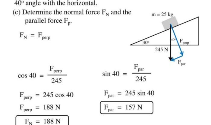 Inclined plane worksheet with answers